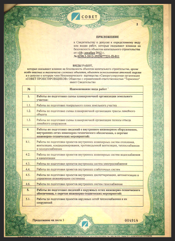 СРО Проектирование